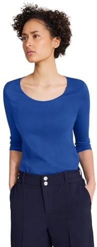 Street One Damen Shirt, Fresh Intense Gentle Blue, 42