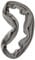 Prettystern XL 100% Kaschmir Unisex Loop Schal Cashmere Rundschal Kaschmir-Schal Rund-Halstuch Damen Herren Schlauch-Schal Grau