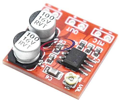 LM386 Electret Microphone Amplifier, Microphone Amplifier Breakout Sensor MAX4466 Compatible with Arduino and Raspberry Pi Includes E-Book Motherboards Components and Replacement Parts
