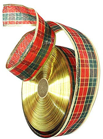 Scottish Plaid Ribbon Wrader präsentieren Stoffband für Hochzeits Wohnhäuser Geschenkverpackung Kunsthandwerk Material Dekoratives Band