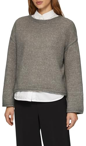 s.Oliver Strickpullover mit weiten Ärmeln im Relaxed Fit