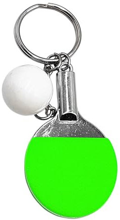 [Nlrlo] Porte-clés de tennis de table, porte-clés de sport en métal, décoration de , petit pendentif de pagaie de , pendentif simulation pour la famille, les amis, les amateurs de