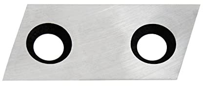 MNUPL Lot de 2 Lames de broyeur de Jardin avec vis for broyeur Eco ES1600 McCulloch MCS2001 BG-KS 2040 Ryobi RSH2400R