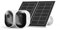 Arlo Pro 5 2K + 2 Panneaux Solaire, Caméra de Surveillance WiFi Extérieure sans Fil,Batterie Rechargeable Longue durée, Vision Nocturne Couleur Avancée, Essai Secure Inclus, 2 Caméras Blanc