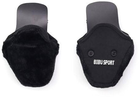 LERANXIN Protege Oreille, 1 Paire Cache Oreille Homme Taille Unique, Cache Oreille Femme Détachable, Coupe-Vent Résistant Froid Cache Oreille Casque Velo, pour Casques Vélo Garder Oreilles Chaud