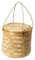 Ciieeo 1 Pc Cesta De Portátil Cuchara Para Olla Arrocera Fruit Basket Contenedor De Pan Contenedores Bandeja Cestas De Vapor Cesta De Mimbre Con Tapa Buque De Vapor Tejido De Bambú