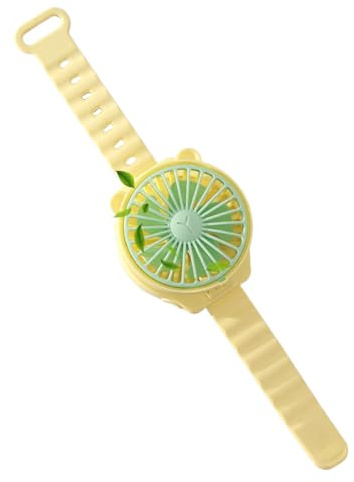 Ruwshuuk Orologio Ventilatore Mini,Orologio portatile mini – Ventilatore portatile senza mani per ragazzi e ragazze – per uso interno, esterno, viaggio e casa