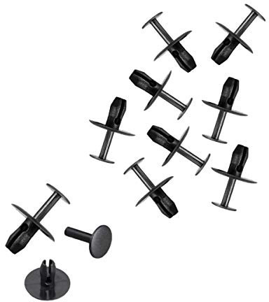 LST 10x Abdeckung Kühlergrill Frontträger Verkleidung Befestigung Clips Spreizniete Kompatibel mit Citroen C4 I Coupe Peugeot 206 206+ 3008 307 406 5008