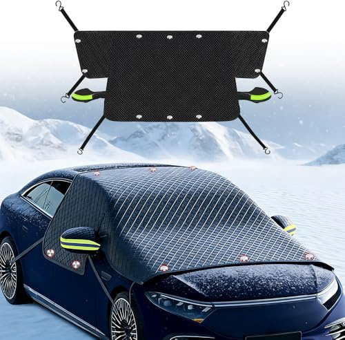 Frontscheibenabdeckung Winter Magnet, Windschutzscheibenabdeckung Türgriffe abdecken 10 Magnetisch, Scheibenabdeckung Abdeckung Auto, Frontscheibe Für Die Gegen, windshield cover scheibenschutz winter