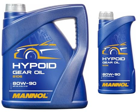 5 Liter Original MANNOL Hypoid Öl Getriebeöl 80W-90 API GL 4/GL LS