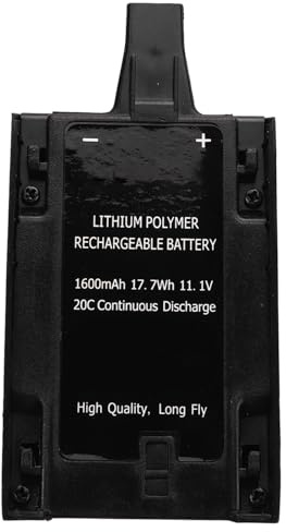 CHICIRIS Lipo-Akku, Wiederaufladbarer Lithium-Akku für Ferngesteuerte Drohne, 11,1 V, 1600 MAh Kapazität für Bebop 3.0