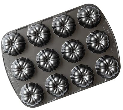 NordicWare Pro Cast Bundt Brownie Pan (Japan Import)
