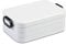 Mepal - Lunchbox Take a Break Midi - Brotdose To Go - Für 2 Sandwiches oder 4 Brotscheiben - Meal Prep Box - Essensbox mit Unterteilung - Spülmaschinenfest - 900 ml - White
