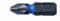 C.K T4560 PZ3D 25 mm PZ3 Steel Impact Screwdriver Bit - Blue (Pack of 3)