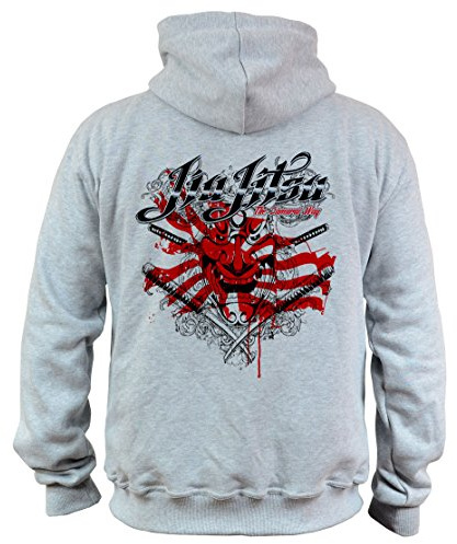 Dirty Ray Artes Marciales MMA Jiu-Jitsu sudadera hombre con capucha BDT2 (L)