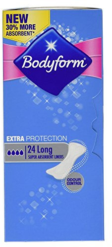 Bodyform Extra Protection Liner lang, 24 Stück