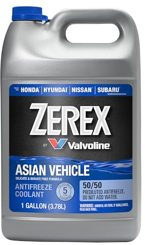 Zerex Asian Vehicle Blue Silicate and Borate Free 50/50 Prediluted Ready-to-Use Antifreeze/Coolant 1 GA