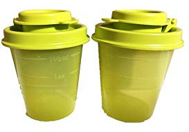 Tupperware Sel et Poivre Mini Midgets Lot en Margarita Citron Vert
