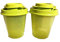 Tupperware Sel et Poivre Mini Midgets Lot en Margarita Citron Vert