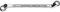 STAHLWILLE Doppelringschlüssel 20, 16 x 17mm L255mm, tief gekröpft