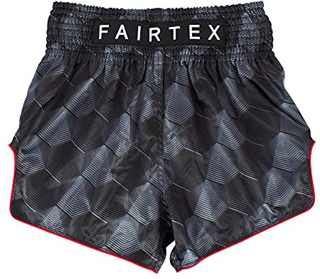 Fairtex Slim Cut Muay Thai Boxing Shorts - BS1901 (Stealth - Black, Medium)
