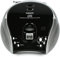 Lenco SCD-24 Portable Stereo Boombox with CD Player & FM Radio – Black/Silver