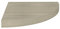 vidaXL Eckregal Schweberegal Wandregal Bücherregal CD DVD Regal Wandboard Hängeregal Wand Dekoregal Freischwebend Eichefarben 35x35x3,8cm MDF