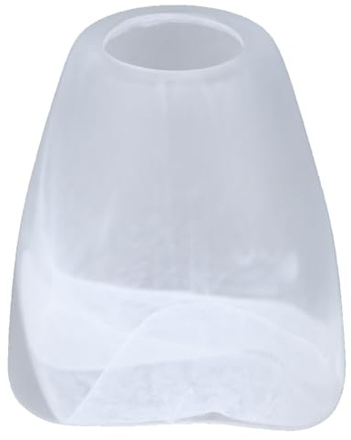 Lampenglas Ø 109mm Weiß Blütenform Alabasterglas Ersatzglas Leuchtenglas Glasschirm E27