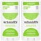 Schmidt's Aluminum Free Natural Deodorant For Women And Men, Bergamot & Lime With 24 Hour Odor Protection, Certified Cruelty Free, Vegan Deodorant, 2.65oz 2 Pack