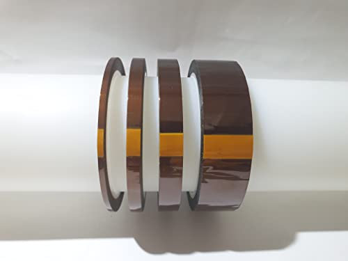 Kapton Tape 4x Klebeband 3D Drucker Hitzebeständiges Tape Polyimid Elektronik Isolierband 33M Bandlänge