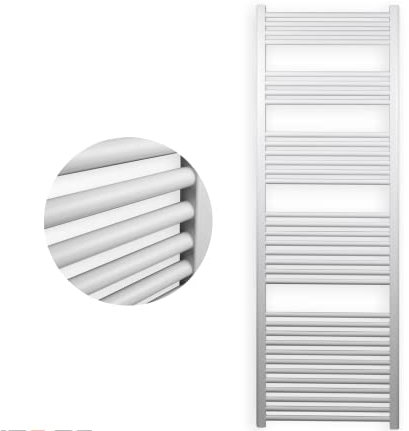 Badheizkörper Seitenanschluss Heizung für Bad Hantduchwärmer Handtuchhalter in allen Größen weiß WEBER NEU (40x180 cm)