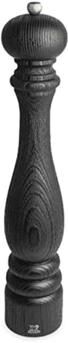 PEUGEOT - Pfeffermühle Paris Nature Black 40 cm - Klassische Mahlgradeinstellung - Aus recyceltem Holz mit PEFC-Siegel - Französiches Know-How - Schwarz