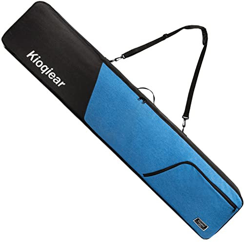 Kioqiear Gepolsterte Snowboard-Tasche, perfekt für Flugzeug-Reisen für Snowboard, Brille, Handschuhe, Ski, Outdoor, Camping, Länge: 155 cm, 165 cm. (155 cm)