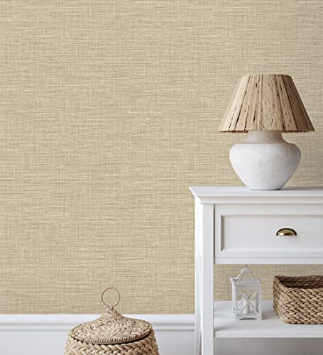GAULAN - 679734 Papier Peint Vinyle écologique Effet Texture Textile en Relief pour Mur Salon Cuisine Bain Chambre Salle à Mange tête de lit - Rouleaux de 10 m x 0,53 m