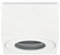 KYOTECH LED Aufbauspot flach IP44 Weiß Aufputz Deckenleuchte Ø80x80x50mm für LED Module 230V Aufbauleuchte Downlight Eckig Wasserschutz für Bad & Außen 1 Stück ohne Leuchtmittel