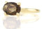 14k Gold Ringe für Frauen - Oval Rauchquarz 14k Gold-gefüllt Ring - Handgemachter Schmuck und Stapelbar Ringe für Frauen - mit Schicken Kasten