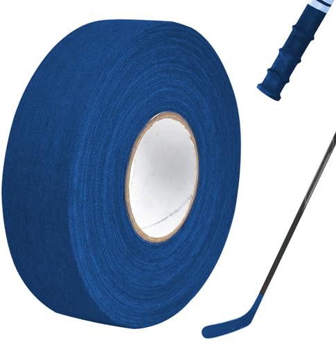 Hockey Schläger Tape,Hockey Tape,Eishockey Schläger Tape,Anti Slip Hockey Stick Tape,Self Adhesive Schläger Tape Eishockey 2,5cm*25m for Badmintongriff,Golf Pole,Ping Pong Racket,Skipping,Blau