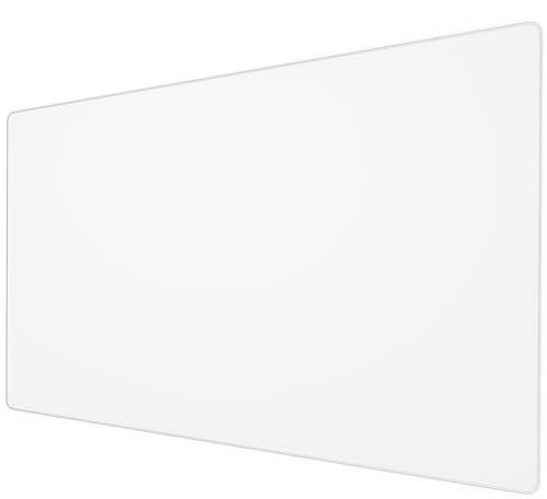 TITANWOLF Extra Large Gaming Mouse Mat 1500x800mm Oversize - XXXL Mouse Pad with motif - Desk Pad XXXL Extended – For Precision and Speed - Non-Slip Rubber Base – For Mouse and Keyboard - White