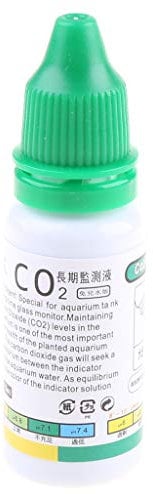 Pnuokn CO2 Solution Fish For Tank Monitor Liquid For Aquarium & Pressurized CO2 Plant For Tank Test CO2 Levels 0.5 Fish Test Kit Ammonia