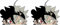 Anime Sticker - Black Clover Peeker - Auto Aufkleber - 2 Stück - 9 cm (Asta2)