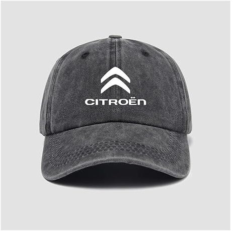GNTHERF Auto-Baseballkappe,für Citroen C1 C2 C3 C4 C5 C6 C7 C8 C-Crosser C-Elysee DS3 DS4 DS5 Verstellbare Waschbare Baseball Cap Running Sport Kappe Outdoor Sonnenmütze,A