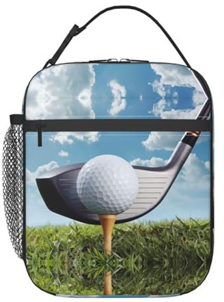 Golf Club Stitch Bento Lunch Box, borsa termica per adulti e bambini, comoda e durevole