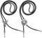 JJUNW 2 Stück Bolo-Krawatte, Bolo Tie, Cowboy Kostüm Herren Western Outfit Herren Western Cowboy Krawatte Halskette Lariat Halskette Schwarz Leder Rodeo Anhänger für Damen und Herren (Silber)
