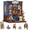 Cutefun Book Nook Kit, DIY Miniature Dollhouse Kit, 3D Wooden Puzzle Bookshelf with Led Light Decoraton for Teens and Adults (Journey Trace Bookshop)