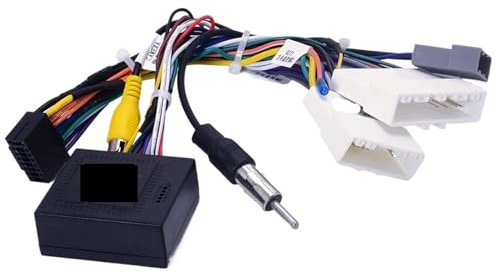 ZVPQU Car 16pin Radio Wiring Harness Canbus Box, for Nissan, for Qashqai X-Trail Xtrail 2019 Stereo Wire Android Adapter radio adapter cable