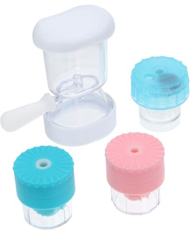 CALLARON Portable Lenses Cleaner Eye Wash Cup Lens Cleaning Machine Lens Washer Lenses Cleaner for Glasses Cleaning Kit Random Color