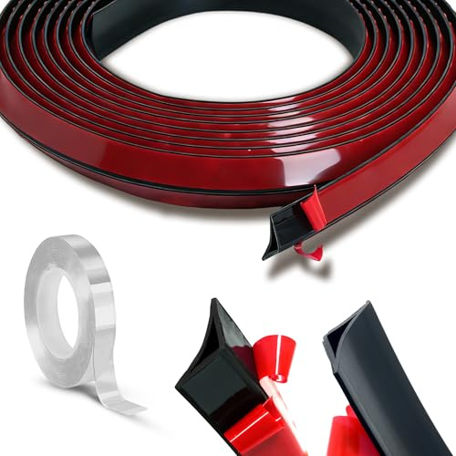 msymsyu PVC Eckleiste 2cm x 6m Winkelleiste Selbstklebend mit Nanokleber | Wasserfest Schimmelresistent, Schwarz Kantenleiste Fugenabdeckung, Wandabschlussleiste für Badezimmer, Küche, Balkon