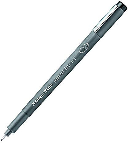 Staedtler 308 04-9 Fein-Liner und Pigmentliner schwarz