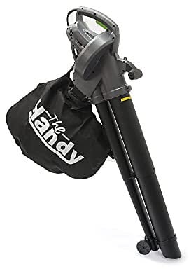 Handy THEV3000 Electric 3 in 1 Leaf Blower - 167 MPH 3000W Garden Vacuum & Mulcher - 45 Litre Collection Bag, Automatic Mulching Compacts Leaves in Bag