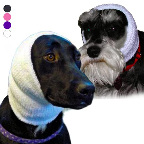 ZONI PETS The Original Happy Hoodie für Hunde & Katzen – seit 2008 – 2er-Pack (1 klein, 1 groß) – Das Wunderwerkzeug zur Fellpflege und zum Trocknen von Angstzuständen und Beruhigung von Hunden